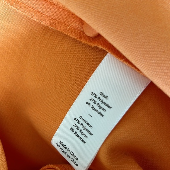 REVOLVE LIKELY Reyn Halter-Neck Dress Mandarin Orange Sun Size 10 - Picture 12 of 16